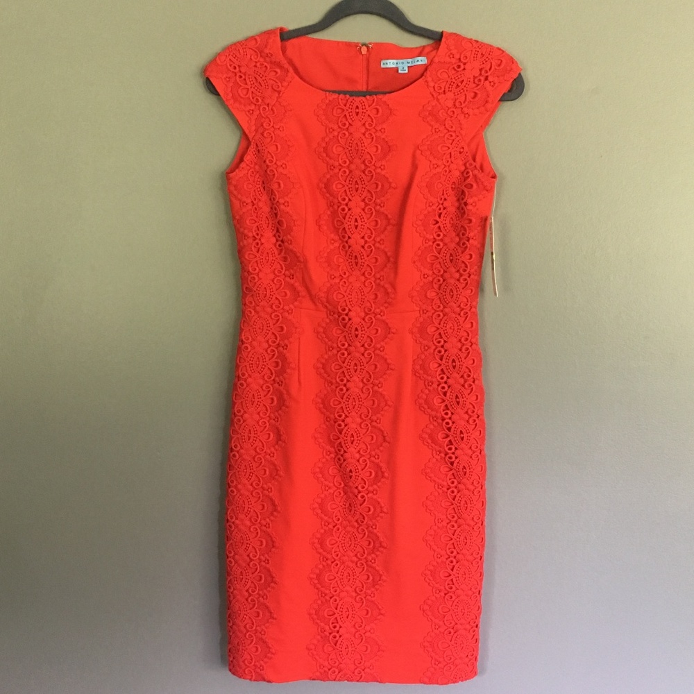 NEW Antonio Melani Red Dress, Size 2